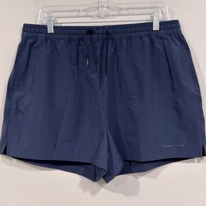 Outdoor Voices Navy Blue Pull On Athletic Doing Things 2.5” Shorts XXXL NWT